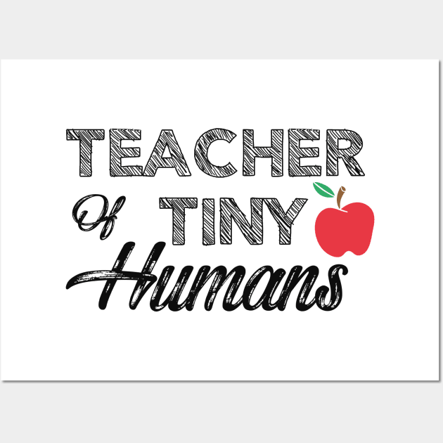 Teacher of tiny humans Wall Art by KC Happy Shop